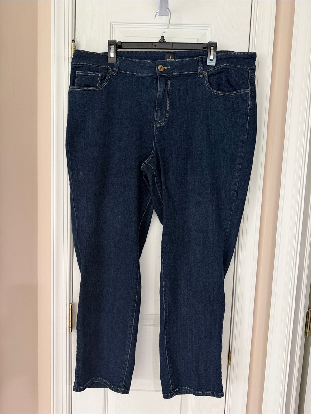 Dress Barn Women’s Dark Blue Stretch Jeans - Classic Comfort, 18S, Nw/oT